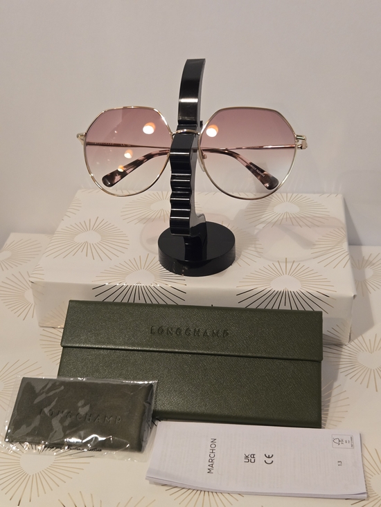 Longchamp Accessories - Longchamp Pink Gradient Oversized Women’s Sunglasses